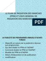 Mécanismes et stratégie d'élaboration du PPM et de l'AGPM