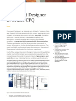 Document Designer in Oracle CPQ Data Sheet