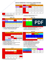 Kalender Pend SMP 2022 Revisi Baru