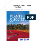 Plants and Society 7th Edition Levetin Test Bank