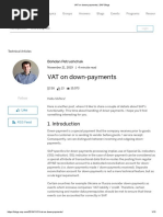 VAT On Down-Payments - SAP Blogs