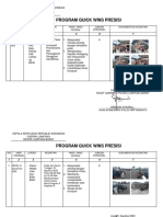 Program Quick Wins Presisi: N O Hari /tanggal Lokasi Kegiatan Hasil Yang Dicapai Jumlah Personel Dokumentasi Kegiatan