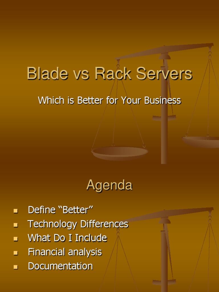 TCO Blades Vs Rack Servers | PDF