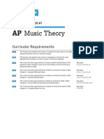 Ap Music Theory Sample Syllabus 1