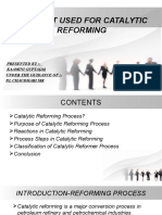 Catalyst Used For Catalytic Reforming ELECTIVE