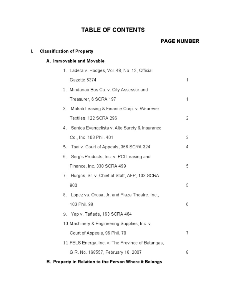 Property Classification and Ownership Guide | PDF | Law