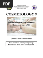 COSMETOLOGY-9 Q1 W1-W2 Mod1