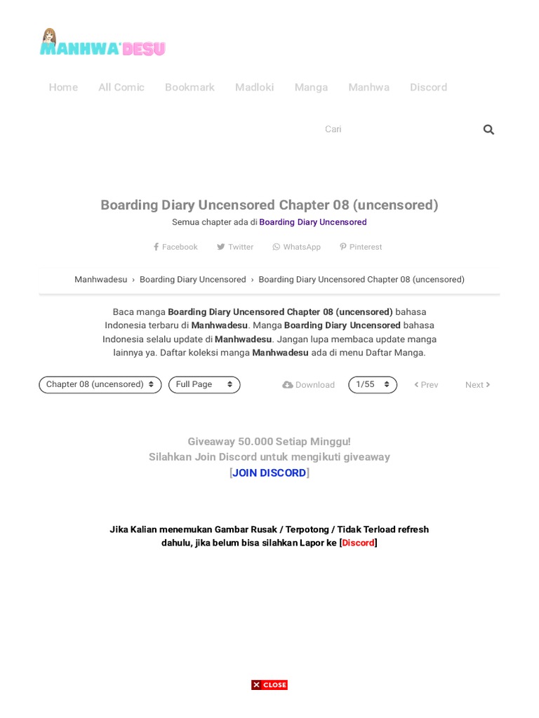 Boarding Diary Uncensored Chapter 08 (Uncensored) Manhwadesu PDF