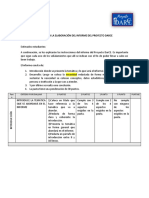 Pauta Del Informe Proyecto Darce