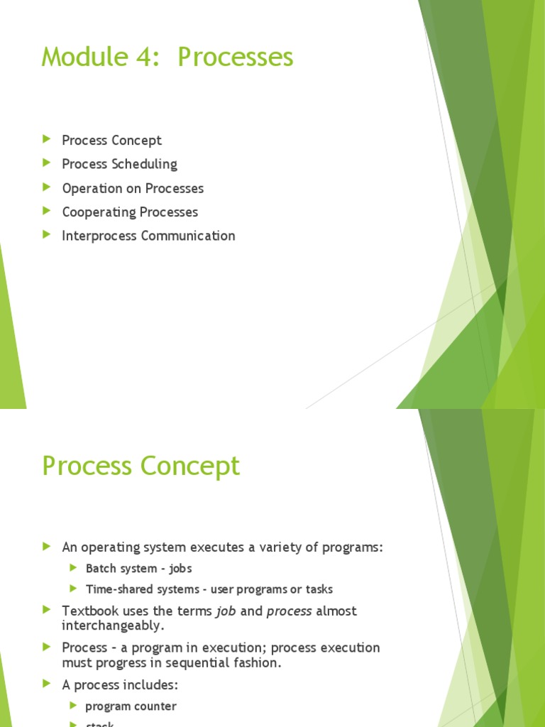 Lesson 3 - Process Management | PDF | Process (Computing) | Scheduling ...