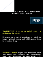 Introduction To World Religions Lesson 1