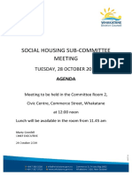 Social Housing Sub-Committee