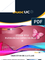CLASE 13 Patologías Ginecológicas II