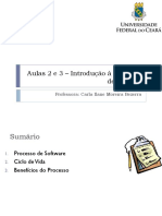 Aula 2 e 3 - Introducao A Processos de Software