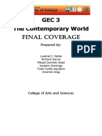 GEC 3 Chapter 6 - Global Divides and Regionalism