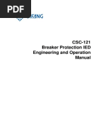 SIFANG - CSC-121 - V1.00 - Breaker Protection IED Engineering and Operation Manual - 2012-08