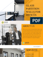 Glass Partition Walls For Offices