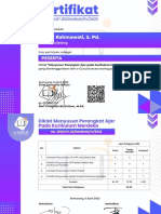 Neny Rahmawati, S. Pd. - MIN 3 Buleleng - Sertifikat Diklat Perangkat Ajar 32JP