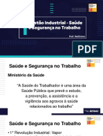 Aula 4 - Saúde e Segurança No Trabalho