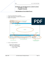 CNW Lab 1 - Introduction To Cisco Packet Tracer