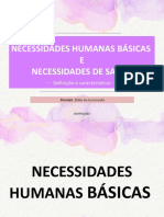 Necessidades Humanas e de Saúde