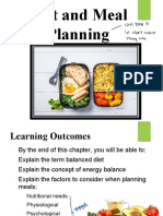 Diet and Meal Planning