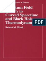 Quantum Field Theory in Curved Spacetime and Black Hole Thermodynamics (Robert M. Wald) (Z-Library)
