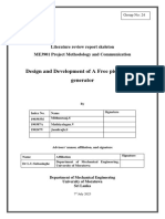 ME3901 Literature Review Report Skeleton - Intake-2019