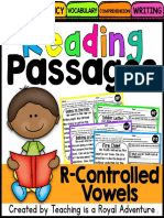 5-R-Controlled Vowel Reading Passages 27P