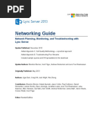 Lync Server Networking Guide v2 - Randall DuBois