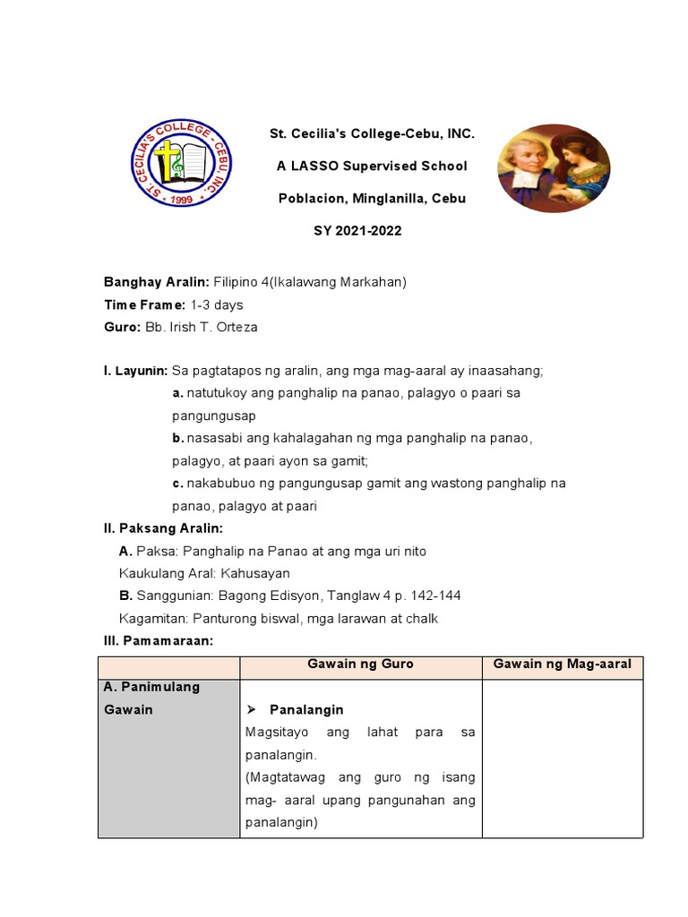 Revised - Orteza, Irish T. Detailed Lesson Plan in TTL | PDF