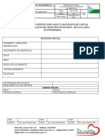 FICHA INICIAL ANCIANATO POR ENFERMERIA