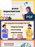 Materi 1 Ilmu Sosiologi Untuk Mengenal Gejala Sosial