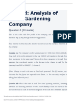 Analysis of Ceres Gardening Company Questions