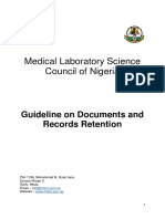 Guidelines On Medical Documents Retention in Nigeria