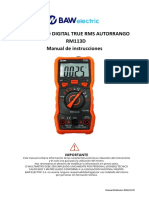 Manual Multimetro RM113D
