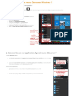 Menu Démarrer Windows