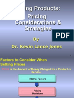 Pricing Products: Pricing Considerations & Strategies