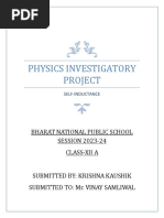 Physics Investigatory Project