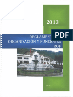 Reglamento de Organización Y Funciones ROF: Municipalidad Provincial Andahuaylas