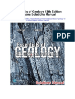 Essentials of Geology 13th Edition Lutgens Solutions Manual