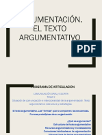 La Argumentación