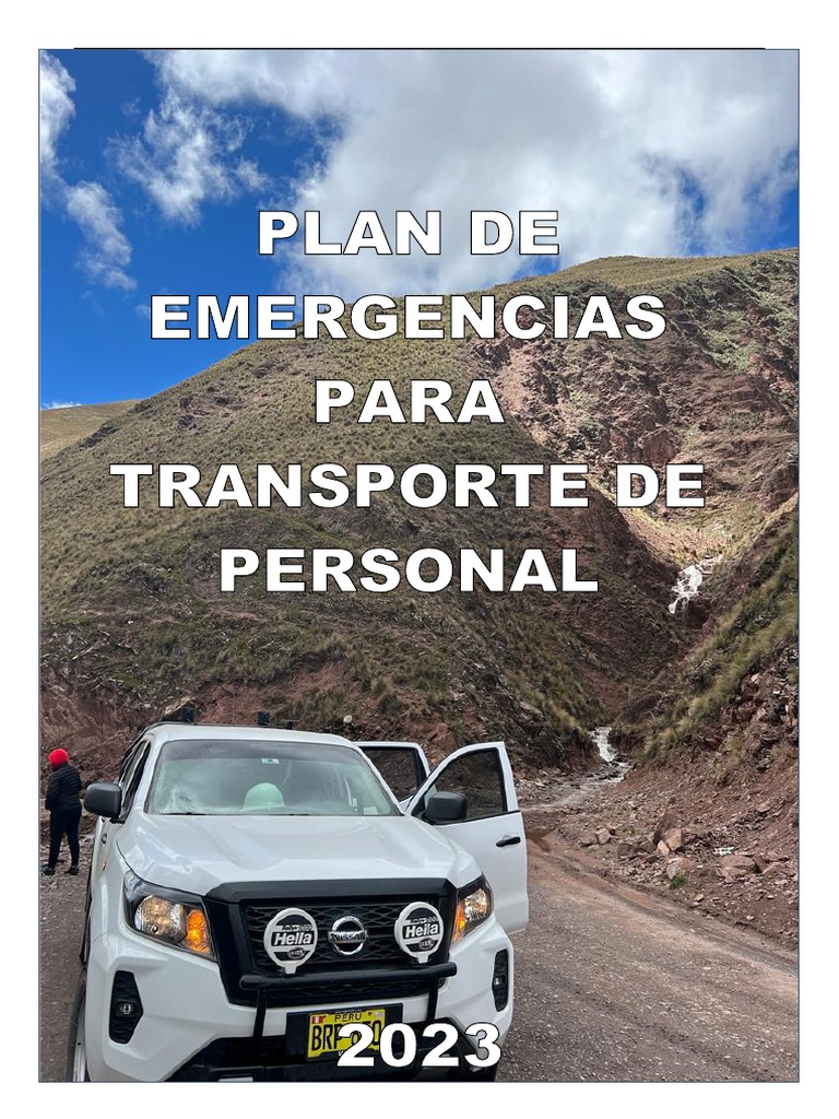 Plan de Emergencia en Transporte Vial | PDF | Transporte | Ambulancia
