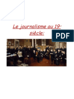 Le Journalime Au 19 Eme Siecle