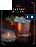 Pantja Cocktail e Menu
