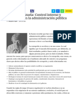 WWW Elnacional Com Opinion Vitrina Venezuela Control Interno y Corrupcion en La