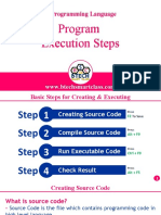 C Step by Step Execution