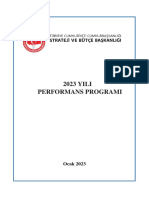 2023 Yili Performans Programi