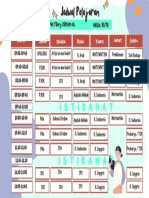 Jadwal Kelas 7e