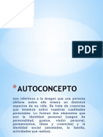 Autoconcepto y Autoestima